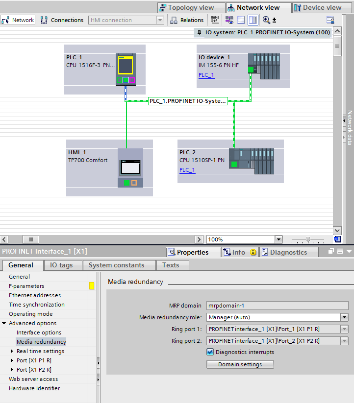 MRP Manager Configuration